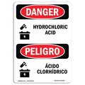 Signmission Safety Sign, OSHA Danger, 14" Height, Rigid Plastic, Bilingual Spanish, 1014-VS-2029 OS-DS-P-1014-VS-2029